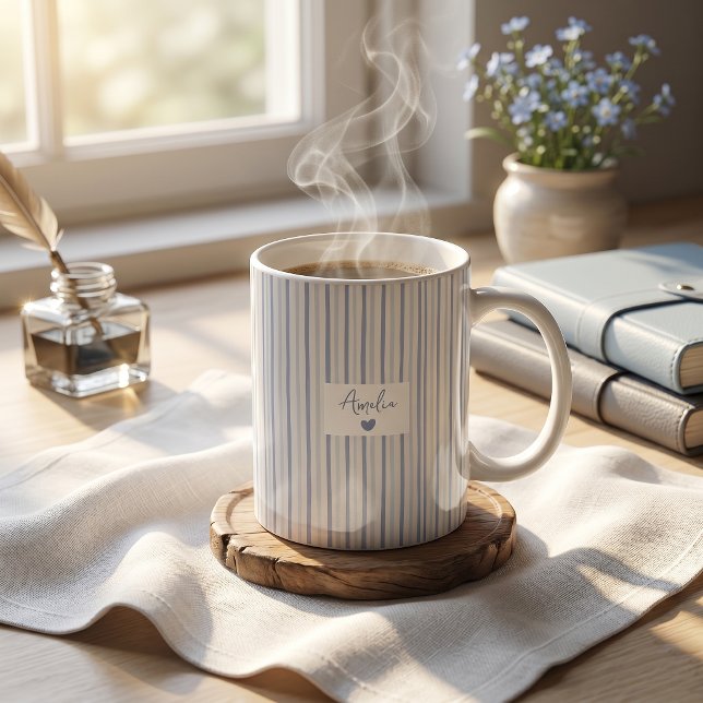 Cadeau de la fête des pères pour papa Mug à rayure (Créateur téléchargé)
