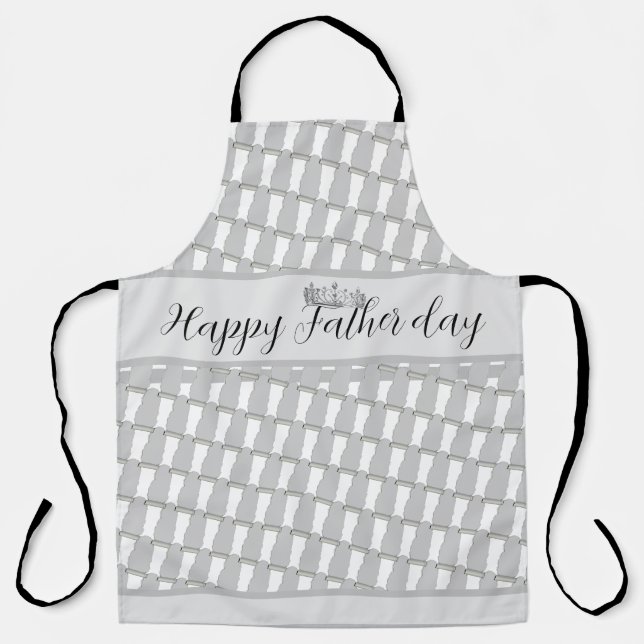 Cadeau de la fête des pères pour papa tablier (Recto)
