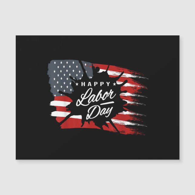 Cadeau de la fête du Travail Drapeau Américain (Devant)