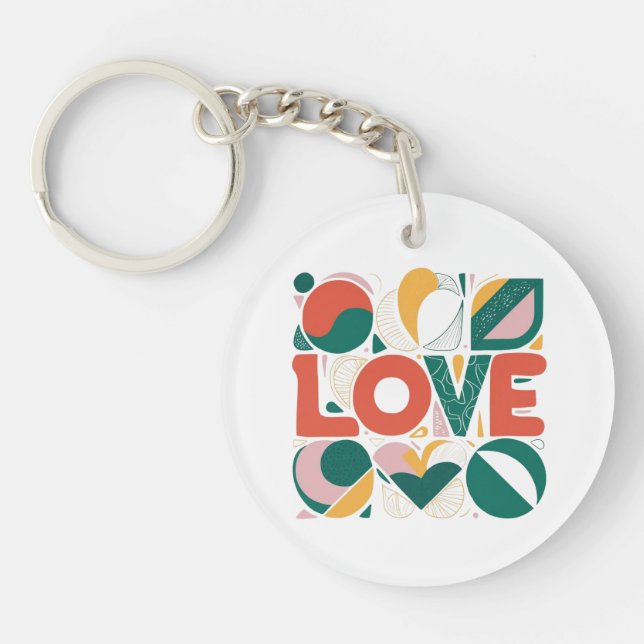 Cadeau de la Saint-Valentin, porte-clés cadeau, Po (Devant)