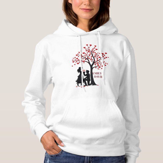 Cadeau de la Saint-Valentin pour couple – Sweat à  (Devant)