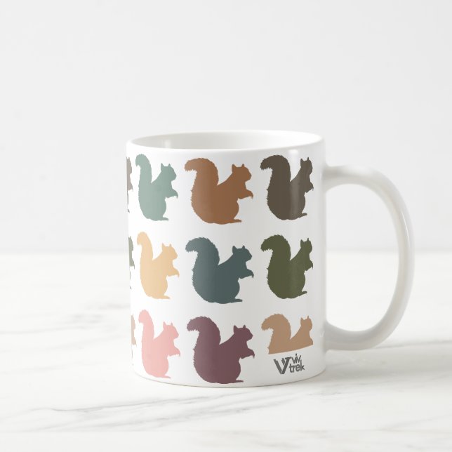 Cadeau de la tasse rétro écureuil faune amateur Gi (Droite)