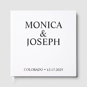 Cadeau de livre d'or Bleu Ciel Poussiéreux, Luxe P