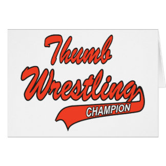 Cadeau de lutteur de pouce