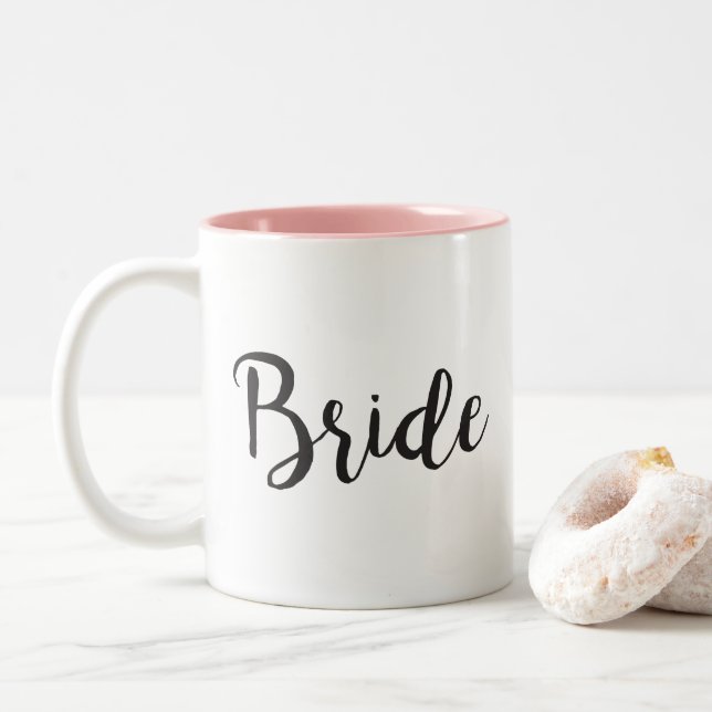 Cadeau de mariage de Minimalistic de tasse de café (Avec donut)