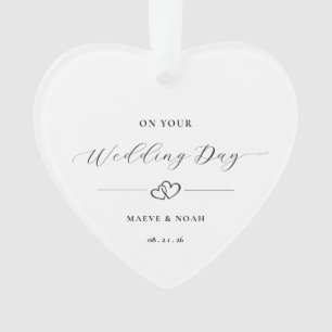 Cadeau de mariage, ornement de souvenir de mariage