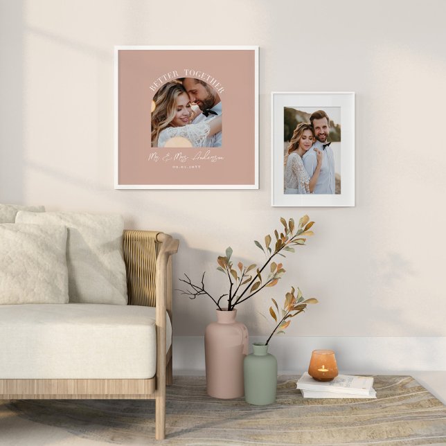 Cadeau de mariage photo d'arche rose girly décorat (Créateur téléchargé)