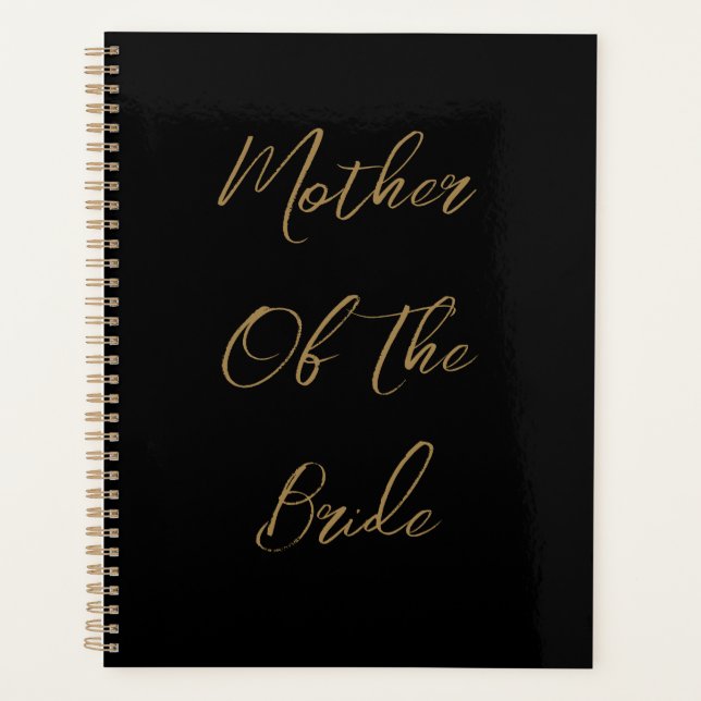 Cadeau de mariage pour la mère de la mariée en or  (Devant)
