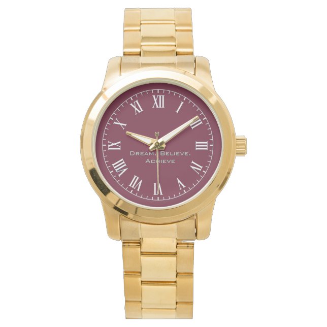 Cadeau de Montre Personnalisée de Style (devant)