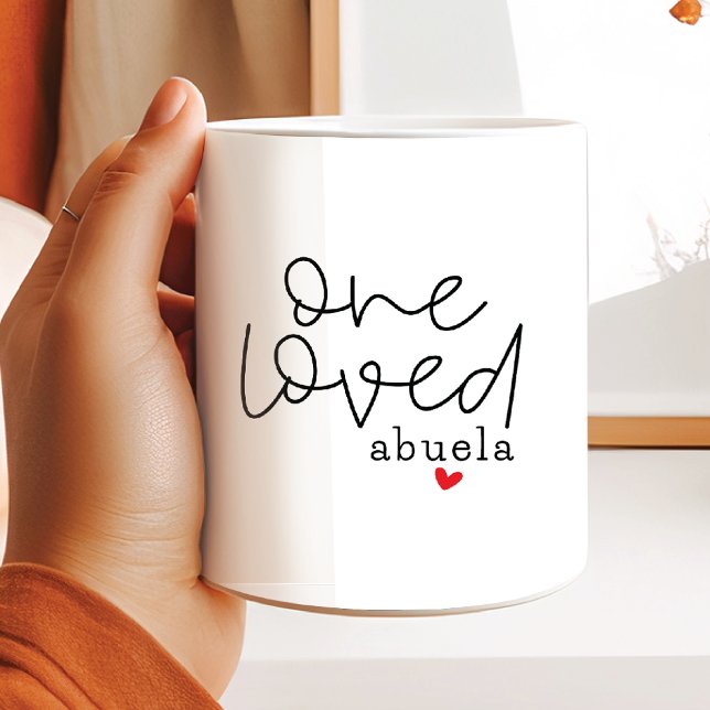 Cadeau de mug Abuela aimé (Créateur téléchargé)