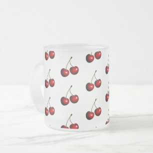 Cadeau de Mug de café Cerise Rouge