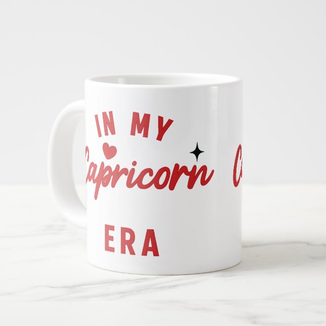 Cadeau de mug de mon ère Capricorne , anniversaire (Devant gauche)
