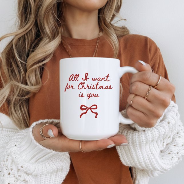 Cadeau de mug de Noël romantique pour elle ou peti (girlfriend Christmas mug, boyfriend Christmas mug, Christmas mug for her or him, xmas mug for wife,)