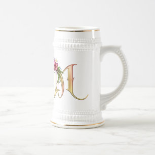 Cadeau de mug M monogramme