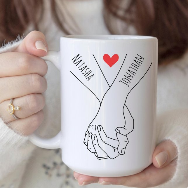 Cadeau de mug personnalisé pour la Saint-Valentin  (Custom Valentine’s Day Mug Gift for Him Her, Custom Valentine’s Mug Gift for Girlfriend or Boyfriend)