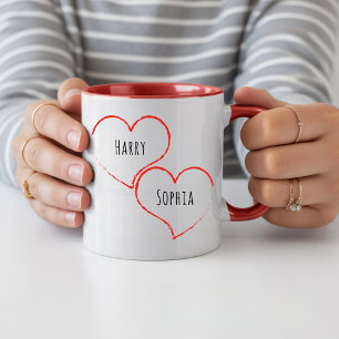 Cadeau de mug personnalisé pour petite amie et pet