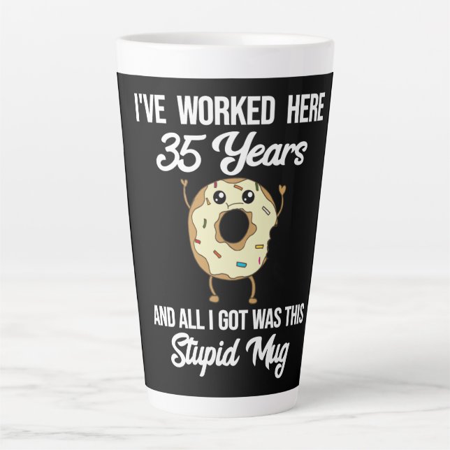 Cadeau de Mug pour 35 ans d'anniversaire de travai (Devant)