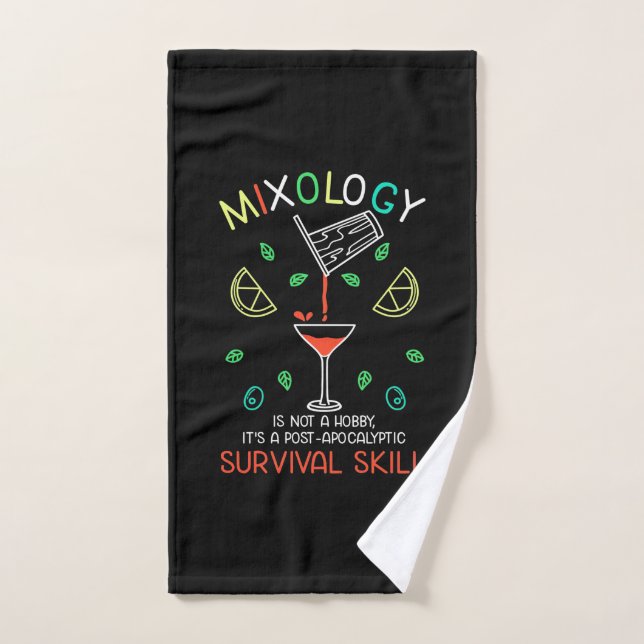 Cadeau de Noël | Barman Mixologue (Serviette à main)