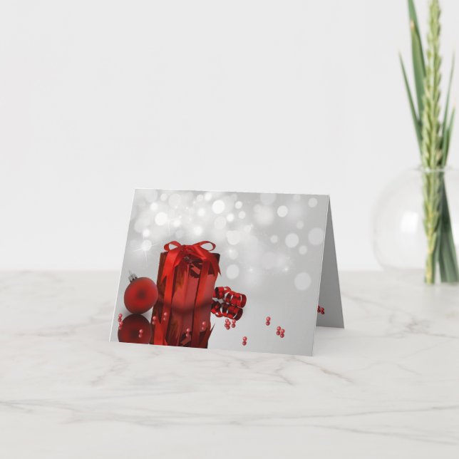 Cadeau de Noël - Carte de voeux (Devant)