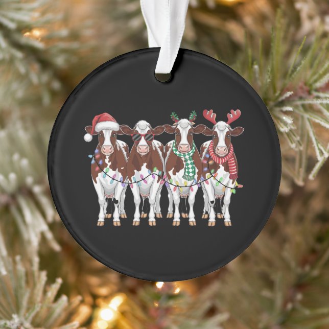 Cadeau de Noël de vache pour amateur de vache Ferm (Arbre)