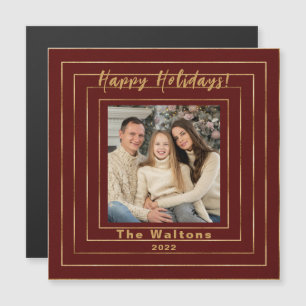 Cadeau de Noël Moderne en Or à Conserver