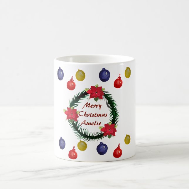 Cadeau de Noël personnalisé Tasse (Centre)