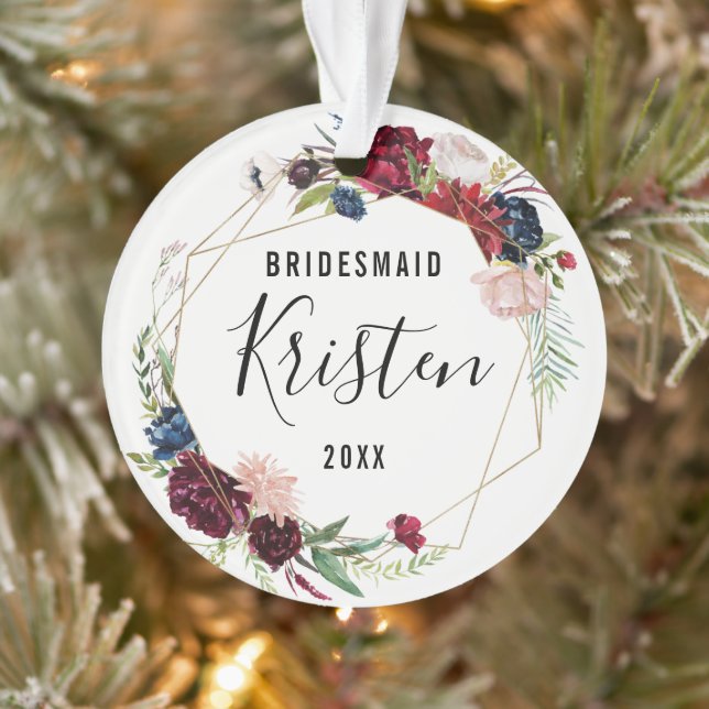Cadeau de Noël pour Bridesmaid | Bridesmaid (Arbre)