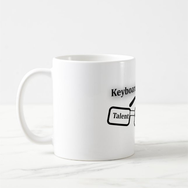 Cadeau de Noël pour geek de l'informatique  Tasse  (Gauche)