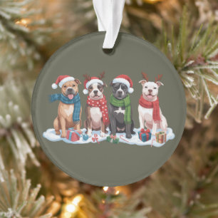 Cadeau de Noël pour propriétaire de Pitbull pour l