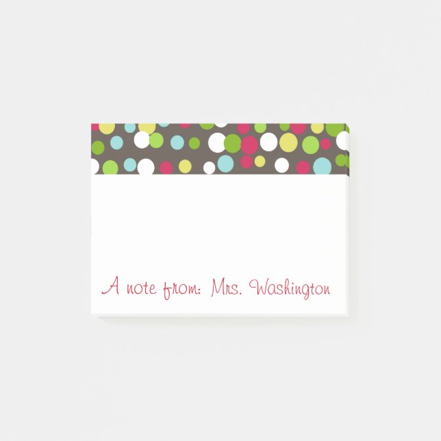 Cadeau de notes post-it personnalisées pour l'ense (Devant)