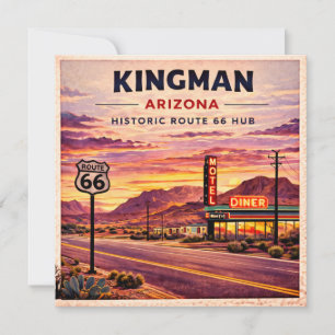 Cadeau de papeterie de voyage Kingman Route 66 Ari