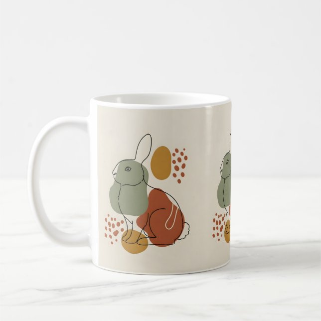 Cadeau de Pâques Mug lapin (Gauche)