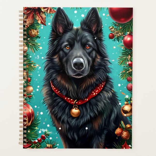 Cadeau de planificateur de décoration de Noël Blac (Devant)