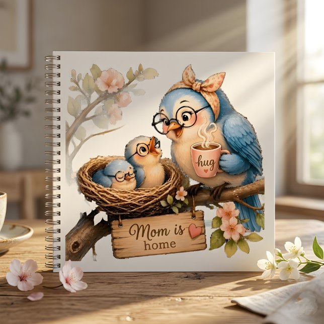 Cadeau de pochette à spirale pour cahier Maman est (Créateur téléchargé)