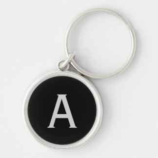 Cadeau de porte-clés classique monogrammé