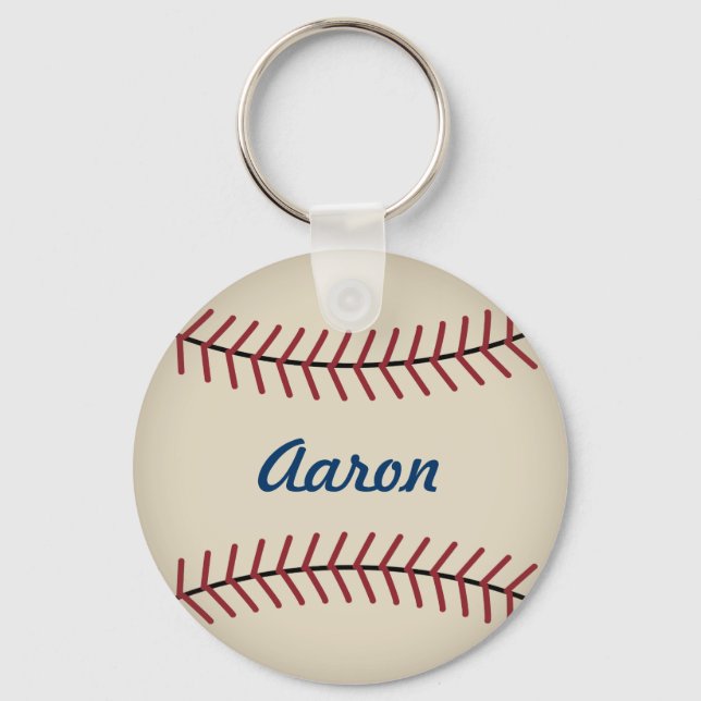 Cadeau de porte-clés personnalisé de baseball vint (Recto)