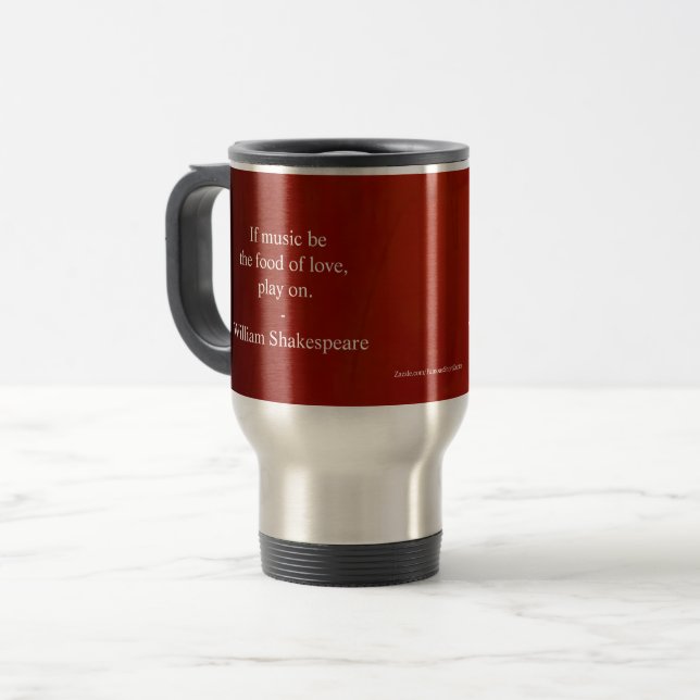 Cadeau de professeur de théâtre Shakespeare Tasse  (Devant gauche)