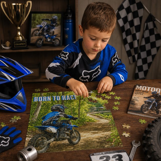 Cadeau de puzzle de course de motocross pour garço (Créateur téléchargé)