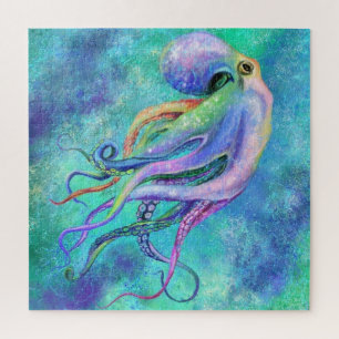 Cadeau de puzzle Octopus coloré