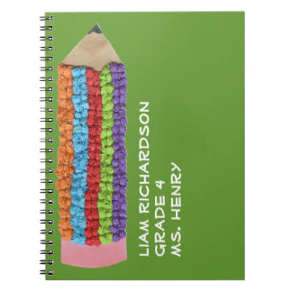 Cadeau de rentrée scolaire - cahier spirale person