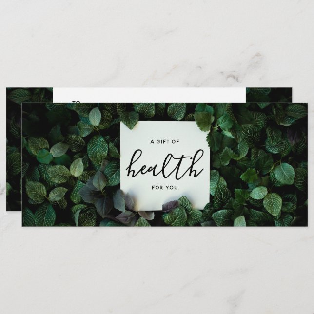 Cadeau De Santé Chiropratique Soins Certificat Cad (Devant / Derrière)