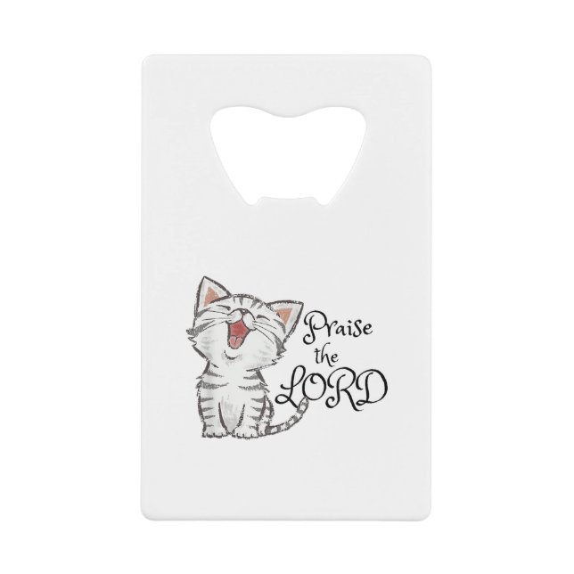 cadeau de scripture chrétienne avec un chat mignon (Devant)