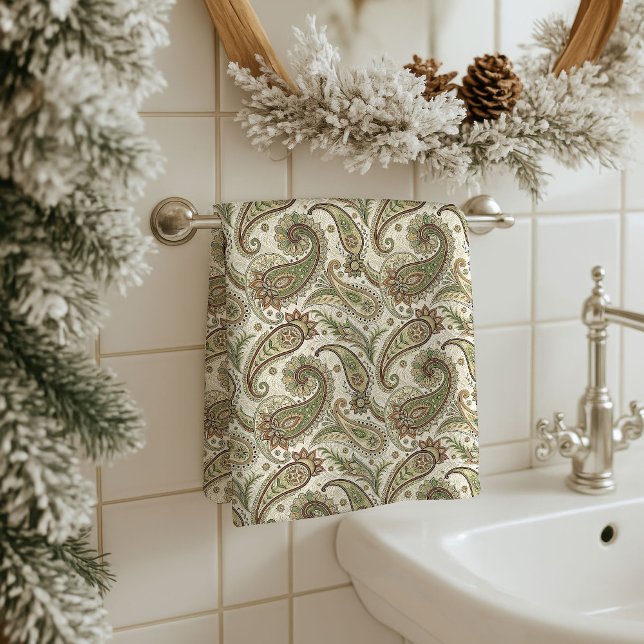 Cadeau de serviette inspiré Boho pour la journée a (Boho-Inspired Towel Gift for Grandma’s Spa Day)
