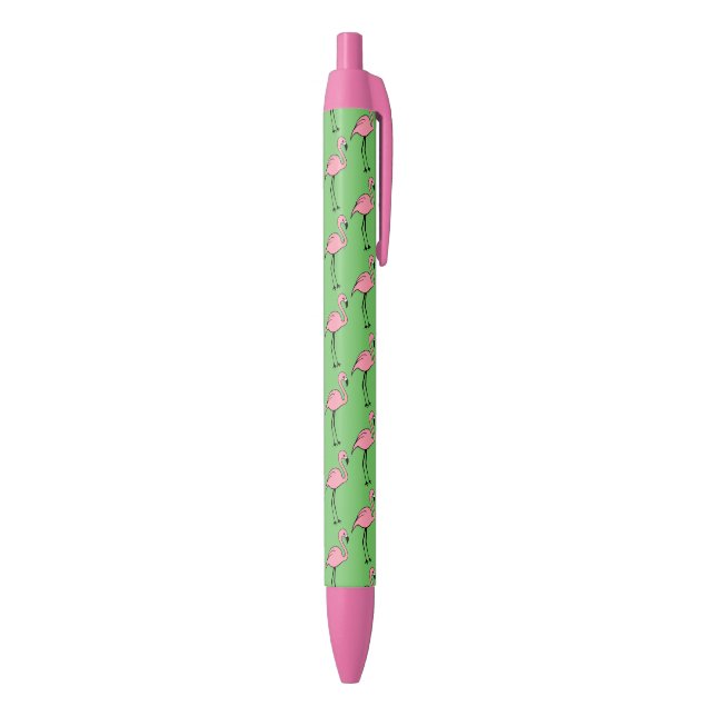 Cadeau de stylos à écrire pour bureau Flamant Rose (Bas (Vertical))