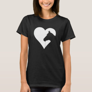Cadeau de T-Shirt amoureux de cheval pour les fill