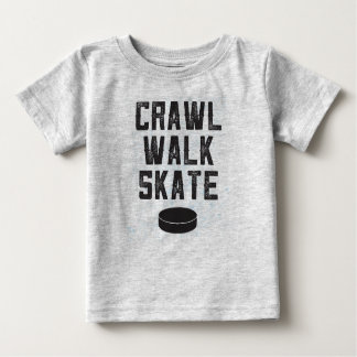 Cadeau de T-shirt de bébé de hockey sur glace de
