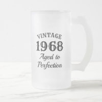 Cadeau de tasse à bière personnalisé vintage pour 