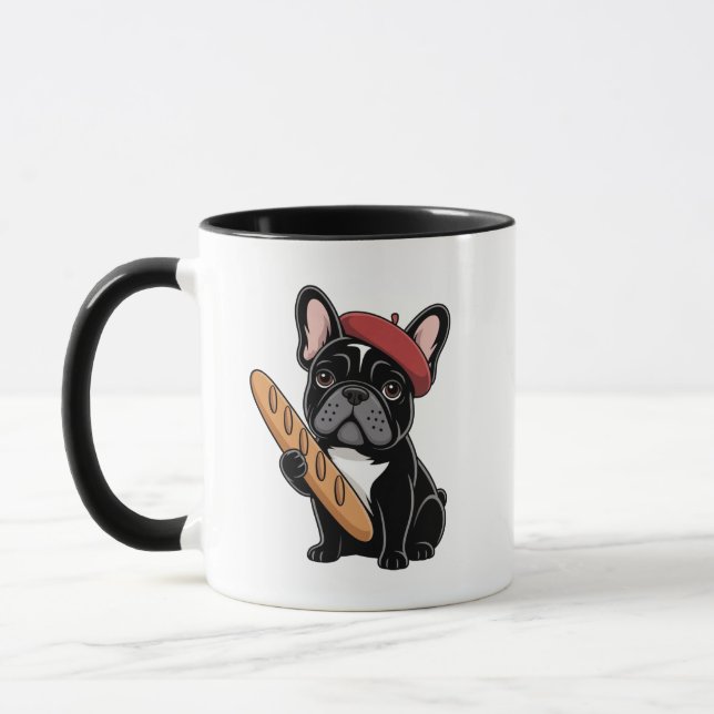 Cadeau de tasse à café Funny Kawaii Frenchie pour  (Gauche)