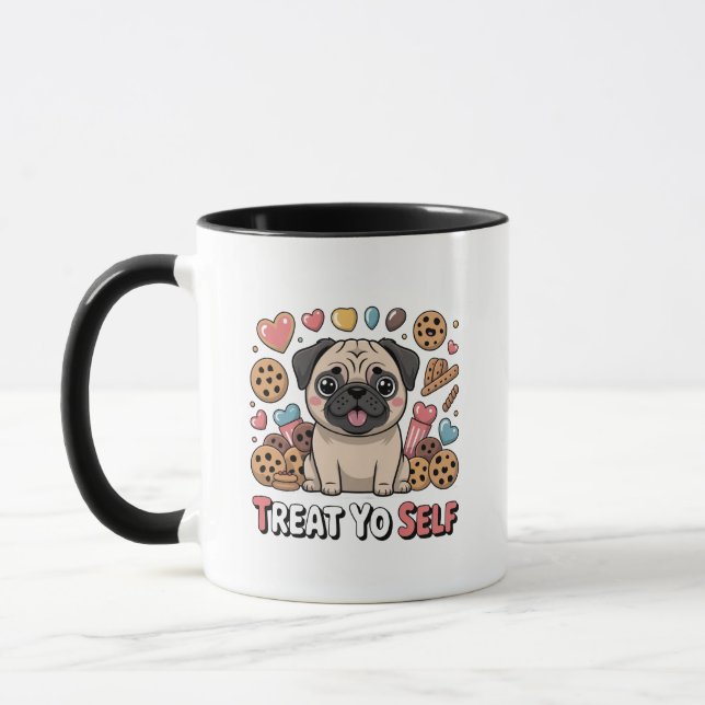 Cadeau de tasse à café Funny Kawaii Frenchie pour  (Gauche)