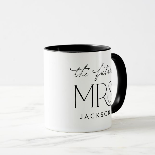 Cadeau de tasse à café Future Mrs Future Bride (Devant droit)